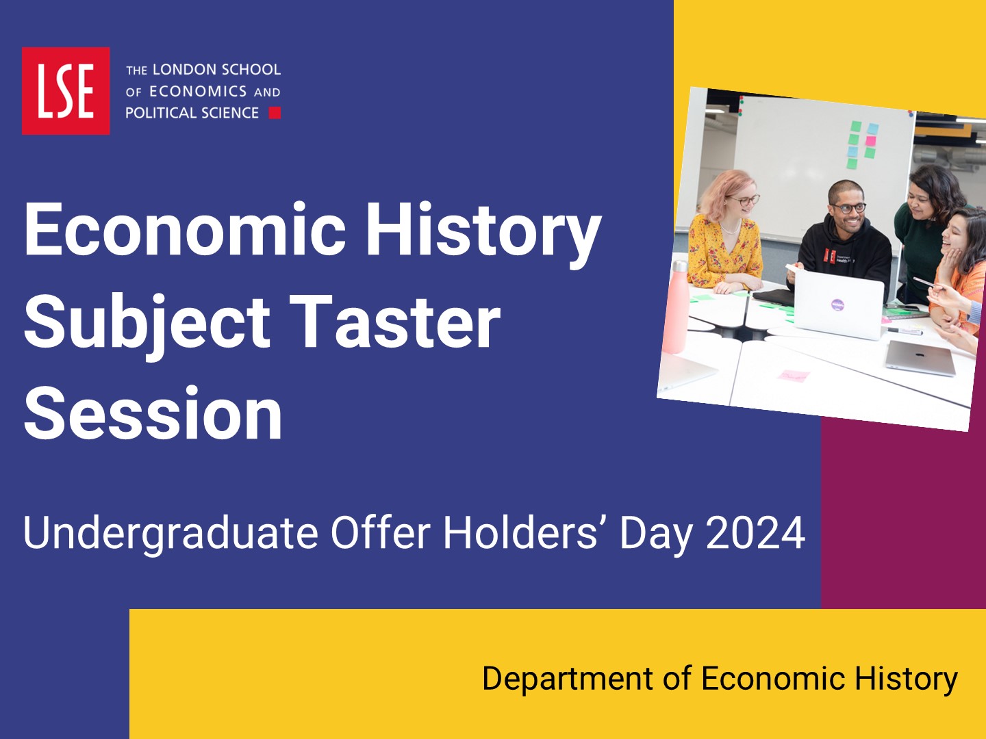 Watch the economic history subject taster session