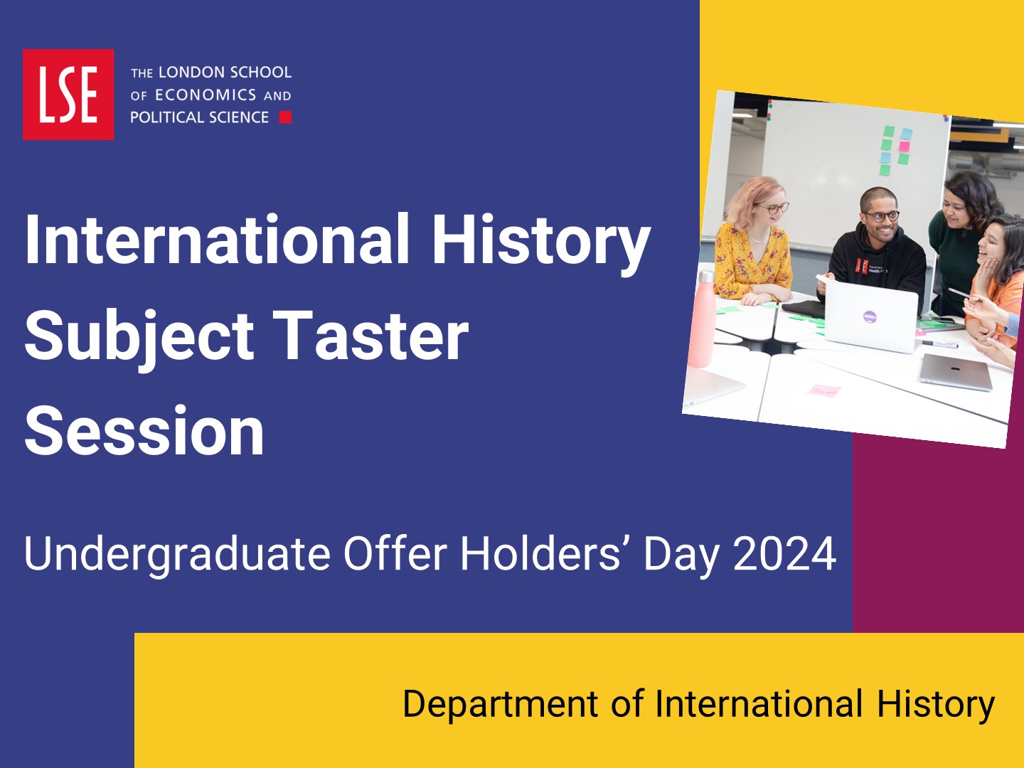 Watch the international history subject taster session