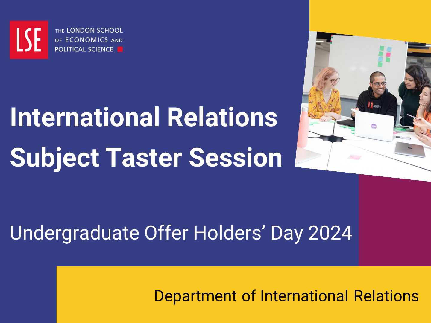 Watch the international relations subject taster session