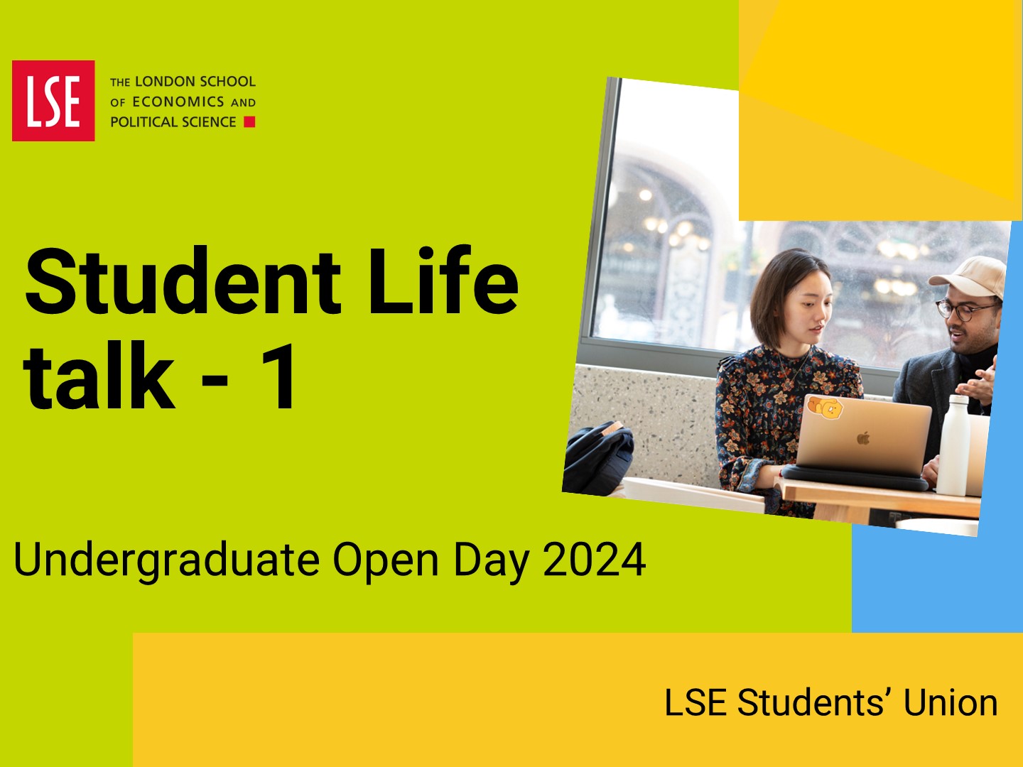 Student Life: a presentation by the SRSA team followed by a Q&A with LSE students