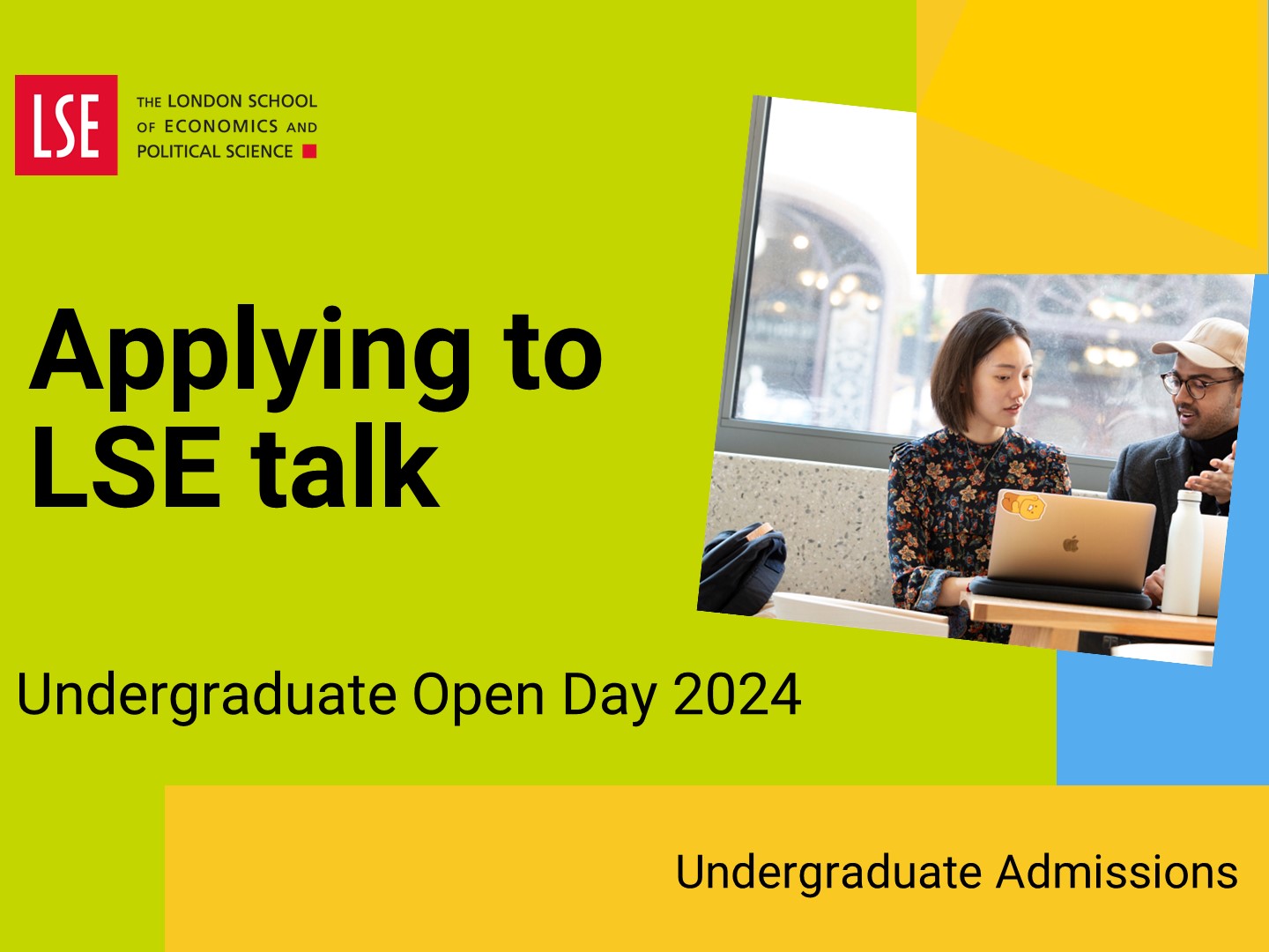 The Undergraduate Admissions team answer questions about the application process for 2025 entry