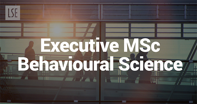 Executive MSc Behavioural Science