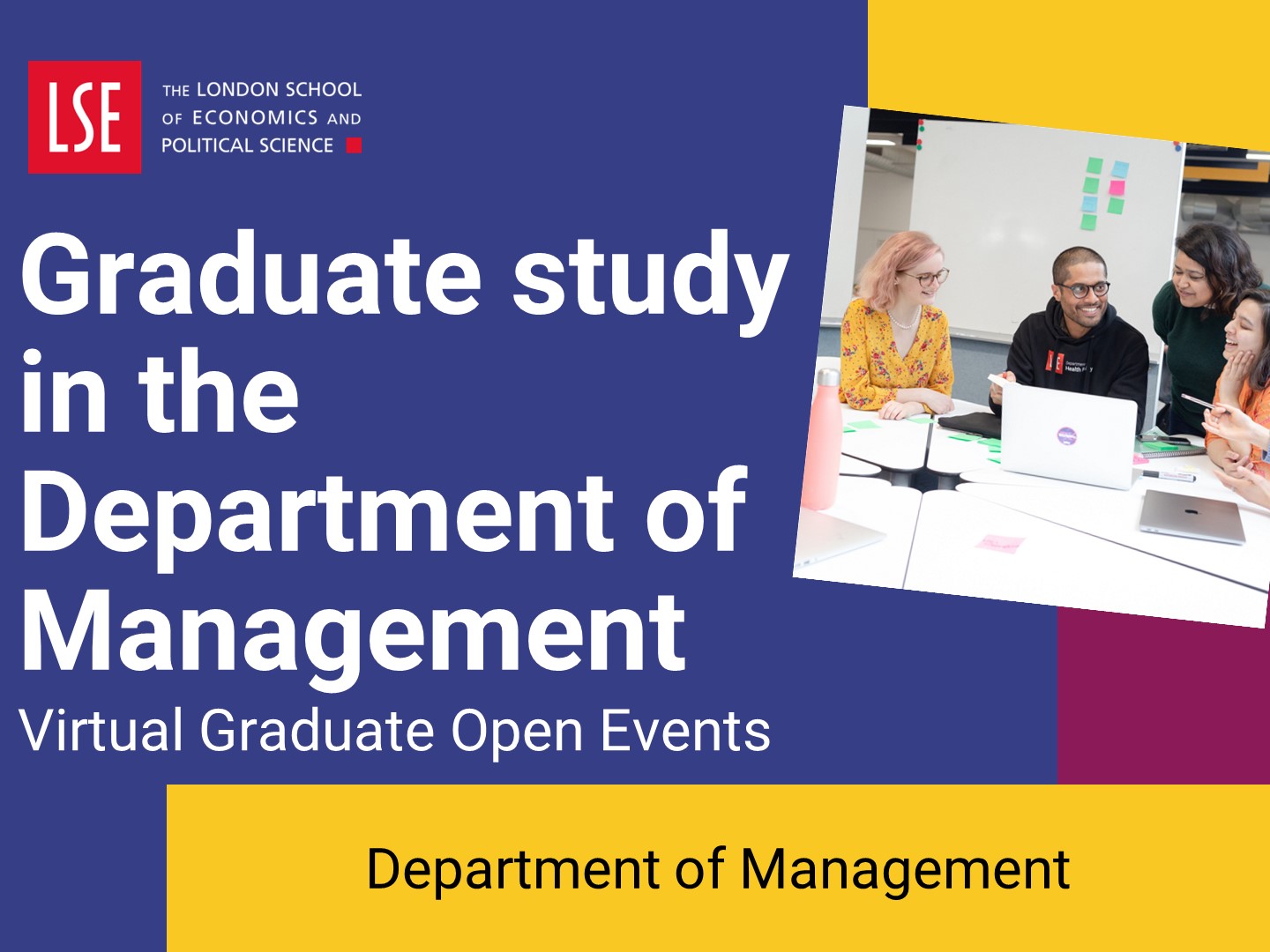 Graduate study in the Department of Management at LSE