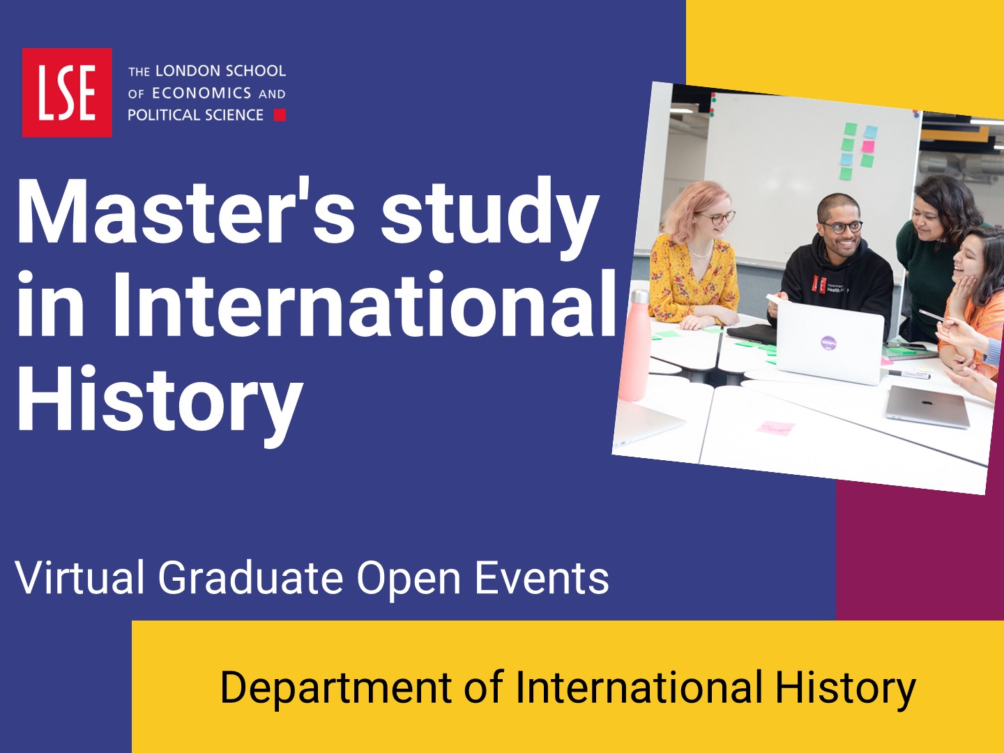 Master's study in International History at LSE