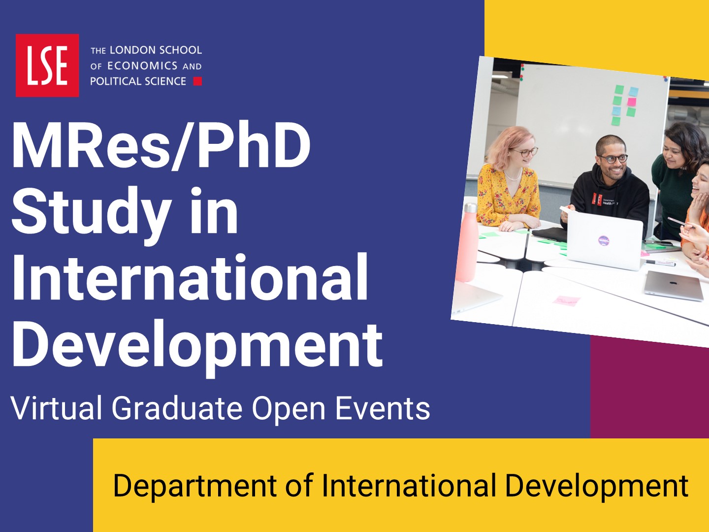 MRes/PhD study in International Development at LSE