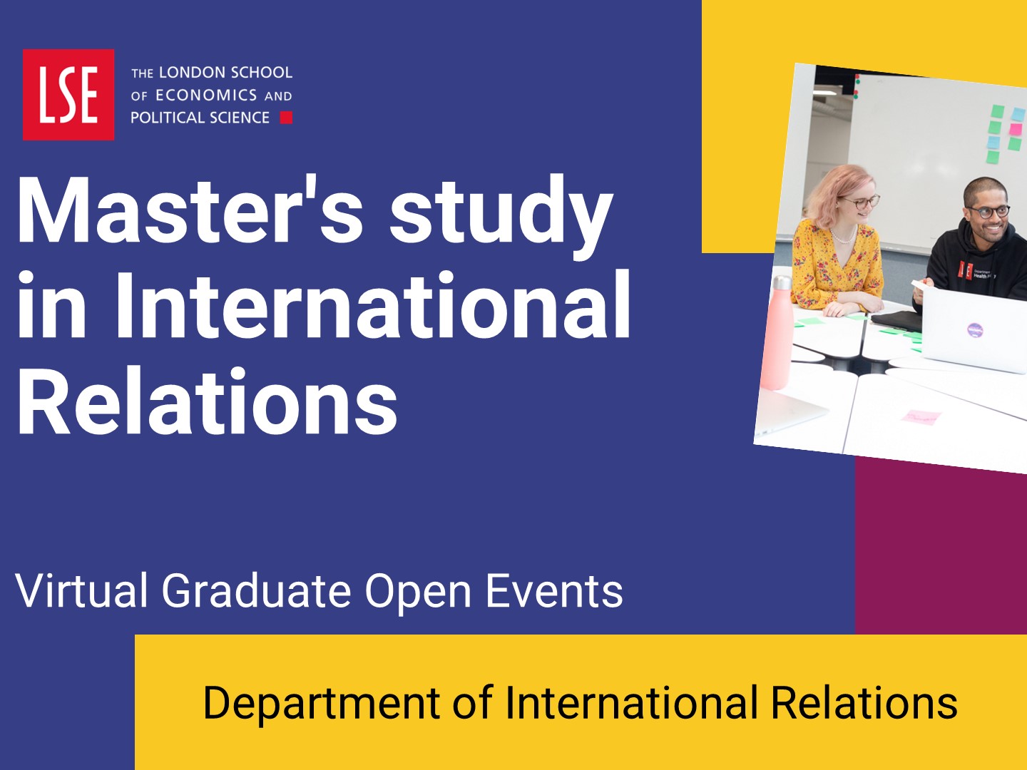 Master's study in International Relations at LSE