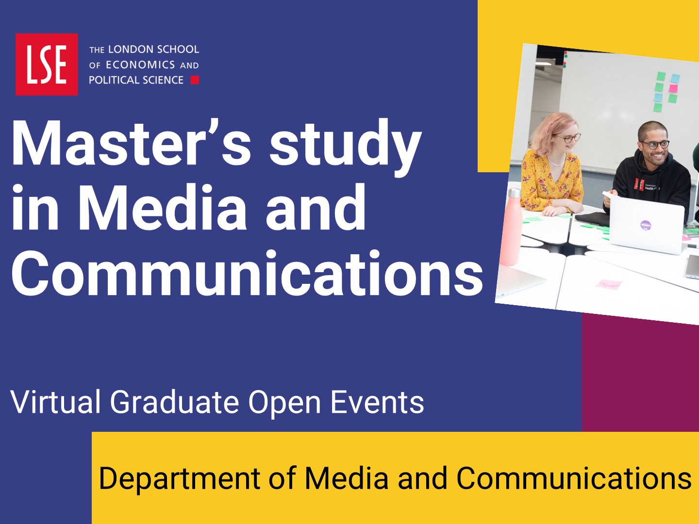 Master's study in Media and Communications at LSE