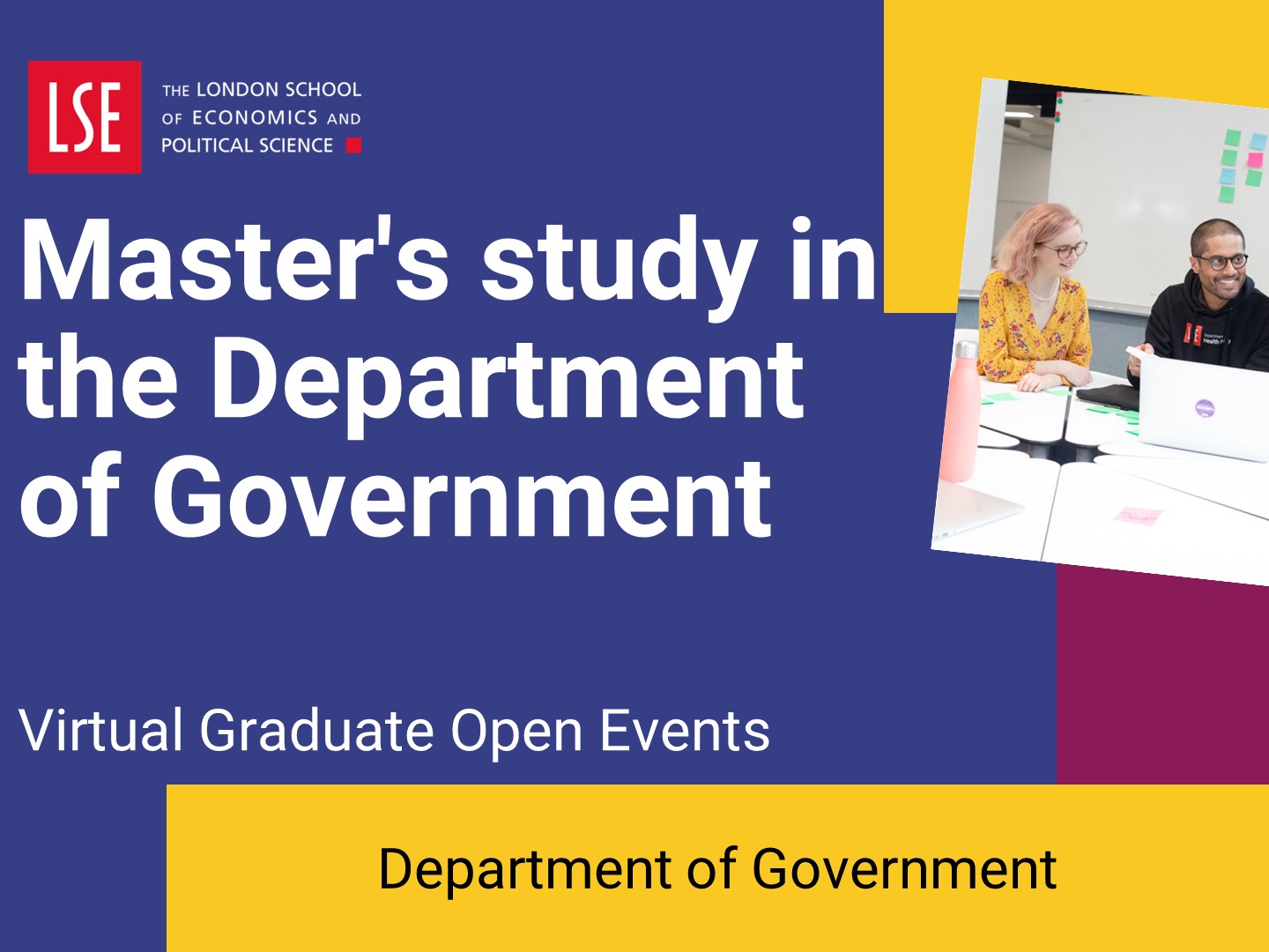 Master's study in the Department of Government at LSE