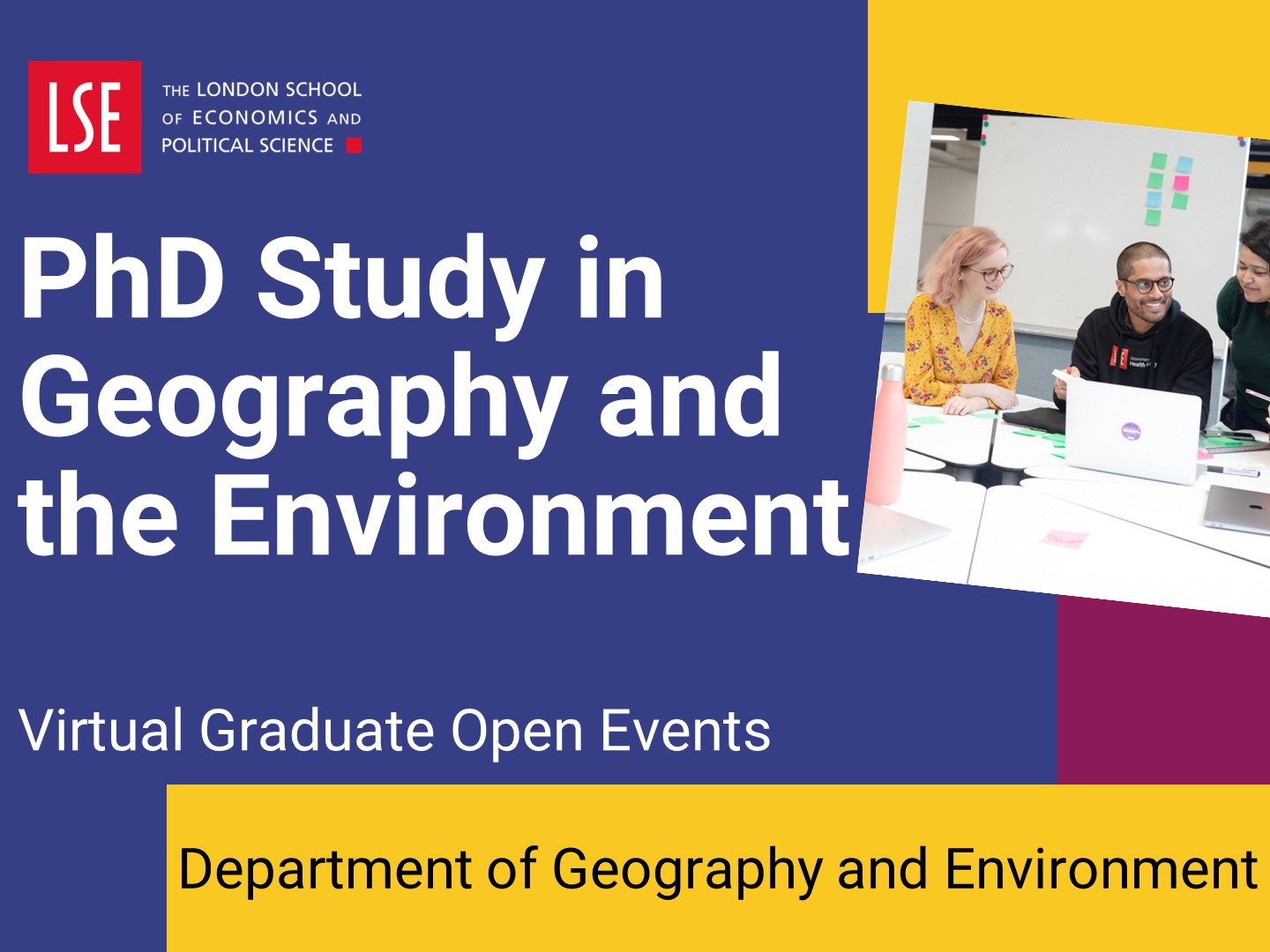 PhD study in Geography and Environment at LSE