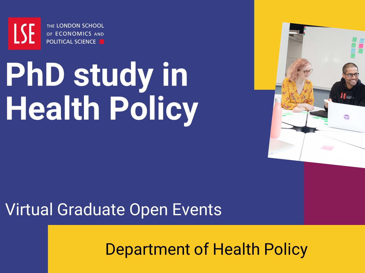 PhD study in Health Policy at LSE