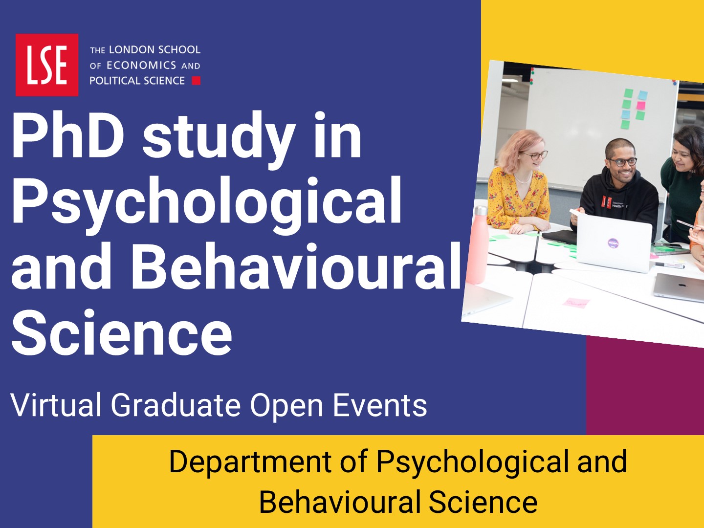 PhD study in Psychological and Behavioural Science at LSE