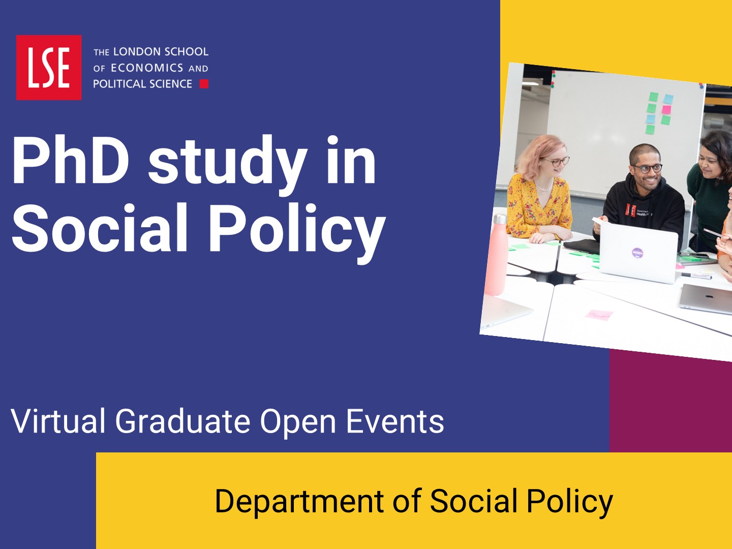 PhD study in Social Policy at LSE