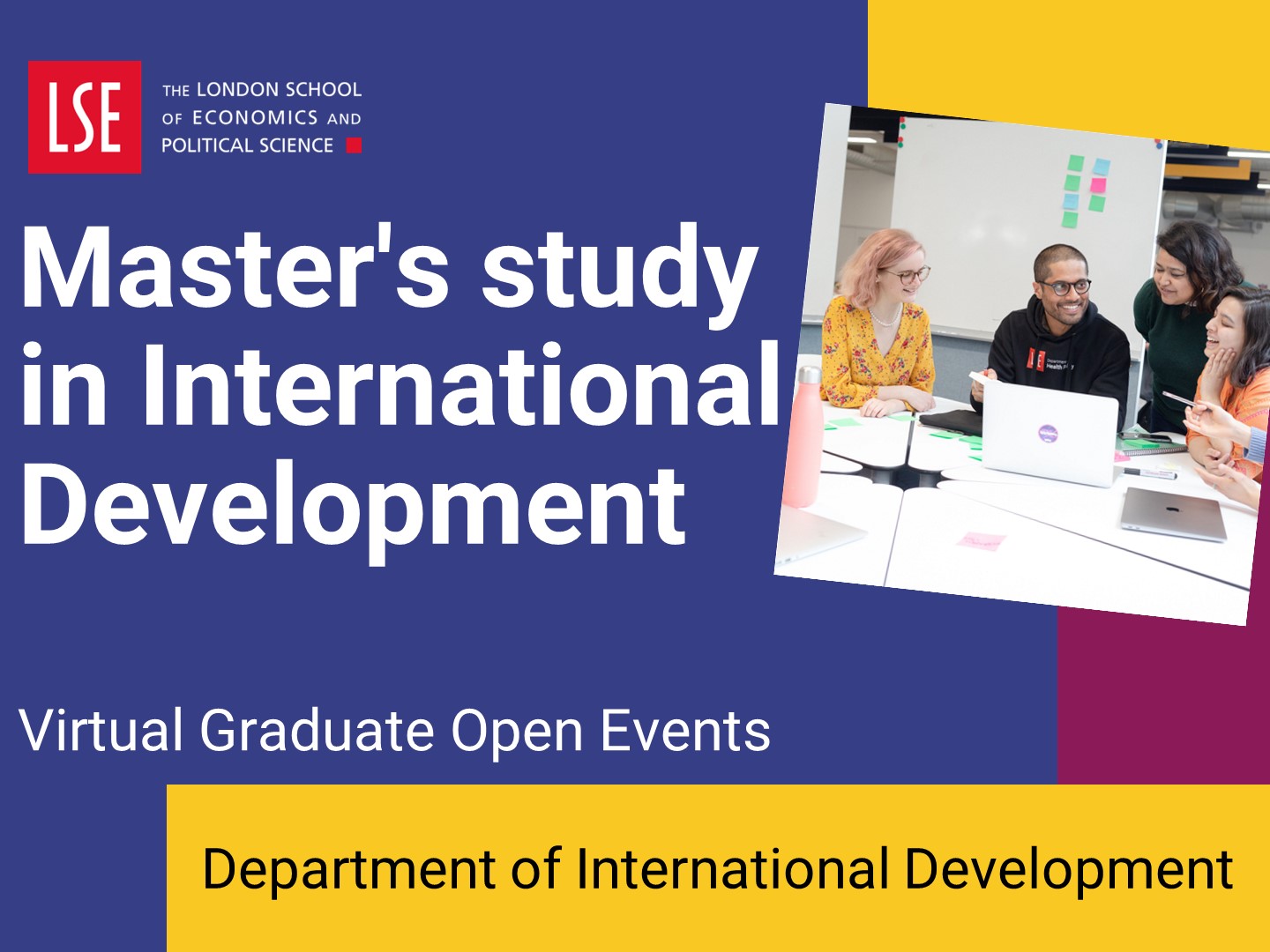 Master's study in International Development at LSE